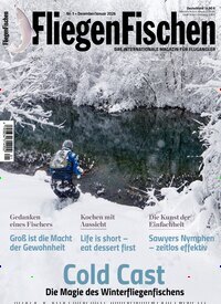 Titelbild der Ausgabe 1/2026 von FliegenFischen. Diese Zeitschrift und viele weitere Sportmagazine als Abo oder epaper bei United Kiosk online kaufen.