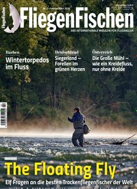 Titelbild der Ausgabe 2/2026 von FliegenFischen. Diese Zeitschrift und viele weitere Sportmagazine als Abo oder epaper bei United Kiosk online kaufen.