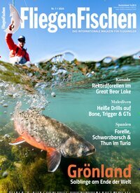 Titelbild der Ausgabe 7/2025 von FliegenFischen. Diese Zeitschrift und viele weitere Sportmagazine als Abo oder epaper bei United Kiosk online kaufen.