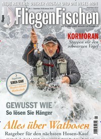 Titelbild der Ausgabe 10/2019 von FliegenFischen. Diese Zeitschrift und viele weitere Sportmagazine als Abo oder epaper bei United Kiosk online kaufen.