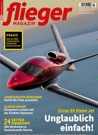 Titelbild der Ausgabe 9/2026 von fliegermagazin. Diese Zeitschrift und viele weitere Reisemagazine, Freizeitmagazine und Wissensmagazine als Abo oder epaper bei United Kiosk online kaufen.