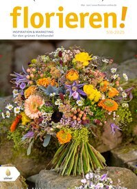 Titelbild der Ausgabe 5/2025 von florieren!. Diese Zeitschrift und viele weitere Naturzeitschriften, Landwirtschaftszeitungen und Umweltmagazine als Abo oder epaper bei United Kiosk online kaufen.