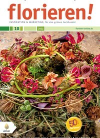 Titelbild der Ausgabe 10/2022 von florieren!. Diese Zeitschrift und viele weitere Naturzeitschriften, Landwirtschaftszeitungen und Umweltmagazine als Abo oder epaper bei United Kiosk online kaufen.