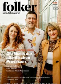 Titelbild der Ausgabe 4/2025 von folker. Diese Zeitschrift und viele weitere Kunstmagazine und Kulturmagazine als Abo oder epaper bei United Kiosk online kaufen.