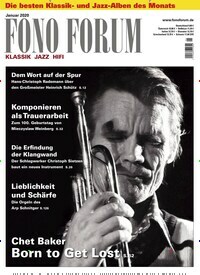 Titelbild der Ausgabe 1/2020 von FONO FORUM. Diese Zeitschrift und viele weitere Reisemagazine, Freizeitmagazine und Wissensmagazine als Abo oder epaper bei United Kiosk online kaufen.