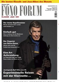 Titelbild der Ausgabe 10/2019 von FONO FORUM. Diese Zeitschrift und viele weitere Reisemagazine, Freizeitmagazine und Wissensmagazine als Abo oder epaper bei United Kiosk online kaufen.
