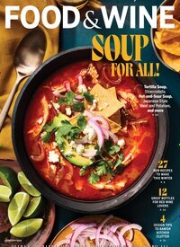 Titelbild der Ausgabe 1/2026 von Food & Wine USA. Diese Zeitschrift und viele weitere Kochzeitschriften und Backzeitschriften als Abo oder epaper bei United Kiosk online kaufen.