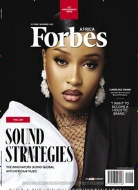 Titelbild der Ausgabe 114/2023 von Forbes Africa. Diese Zeitschrift und viele weitere Wirtschaftsmagazine und Politikmagazine als Abo oder epaper bei United Kiosk online kaufen.