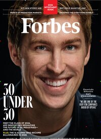 Titelbild der Ausgabe 6/2025 von Forbes USA. Diese Zeitschrift und viele weitere Wirtschaftsmagazine und Politikmagazine als Abo oder epaper bei United Kiosk online kaufen.