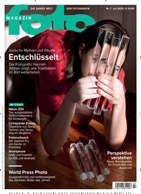 Titelbild der Ausgabe 7/2025 von fotoMAGAZIN. Diese Zeitschrift und viele weitere Audiomagazine, Filmmagazine und Fotozeitschriften als Abo oder epaper bei United Kiosk online kaufen.