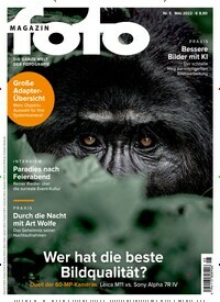 Titelbild der Ausgabe 50/2022 von fotoMAGAZIN. Diese Zeitschrift und viele weitere Audiomagazine, Filmmagazine und Fotozeitschriften als Abo oder epaper bei United Kiosk online kaufen.