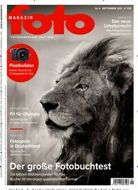 Titelbild der Ausgabe 90/2021 von fotoMAGAZIN. Diese Zeitschrift und viele weitere Audiomagazine, Filmmagazine und Fotozeitschriften als Abo oder epaper bei United Kiosk online kaufen.