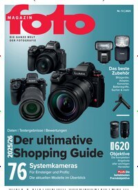 Titelbild der Ausgabe 1/2025 von fotoMAGAZIN Spezial. Diese Zeitschrift und viele weitere Audiomagazine, Filmmagazine und Fotozeitschriften als Abo oder epaper bei United Kiosk online kaufen.
