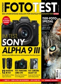 Titelbild der Ausgabe 2/2024 von Fototest. Diese Zeitschrift und viele weitere Audiomagazine, Filmmagazine und Fotozeitschriften als Abo oder epaper bei United Kiosk online kaufen.
