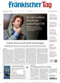 Titelbild der Ausgabe 83/2026 von Fränkischer Tag Bamberg. Diese Zeitschrift und viele weitere Zeitungsabos als Abo oder epaper bei United Kiosk online kaufen.