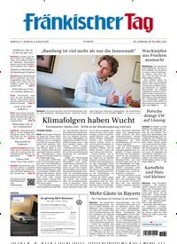 Titelbild der Ausgabe 181/2026 von Fränkischer Tag Bamberg. Diese Zeitschrift und viele weitere Zeitungsabos als Abo oder epaper bei United Kiosk online kaufen.