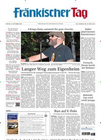 Titelbild der Ausgabe 212/2026 von Fränkischer Tag Forchheim. Diese Zeitschrift und viele weitere Zeitungsabos als Abo oder epaper bei United Kiosk online kaufen.