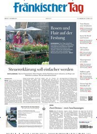 Titelbild der Ausgabe 213/2025 von Fränkischer Tag Kronach. Diese Zeitschrift und viele weitere Zeitungsabos als Abo oder epaper bei United Kiosk online kaufen.