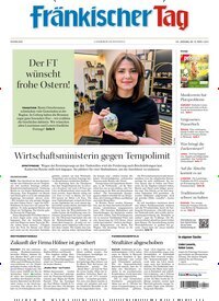 Titelbild der Ausgabe 78/2026 von Fränkischer Tag Landkreis Lichtenfels. Diese Zeitschrift und viele weitere Zeitungsabos als Abo oder epaper bei United Kiosk online kaufen.