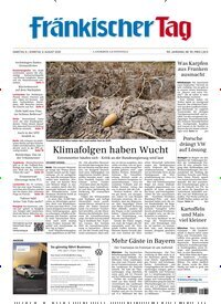 Titelbild der Ausgabe 181/2026 von Fränkischer Tag Landkreis Lichtenfels. Diese Zeitschrift und viele weitere Zeitungsabos als Abo oder epaper bei United Kiosk online kaufen.