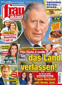 Titelbild der Ausgabe 4/2021 von frau aktuell. Diese Zeitschrift und viele weitere Frauenzeitschriften als Abo oder epaper bei United Kiosk online kaufen.