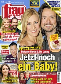 Titelbild der Ausgabe 14/2021 von frau aktuell. Diese Zeitschrift und viele weitere Frauenzeitschriften als Abo oder epaper bei United Kiosk online kaufen.