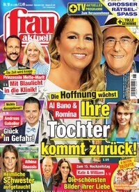 Titelbild der Ausgabe 18/2026 von frau aktuell. Diese Zeitschrift und viele weitere Frauenzeitschriften als Abo oder epaper bei United Kiosk online kaufen.