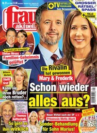 Titelbild der Ausgabe 31/2026 von frau aktuell. Diese Zeitschrift und viele weitere Frauenzeitschriften als Abo oder epaper bei United Kiosk online kaufen.