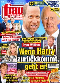 Titelbild der Ausgabe 39/2025 von frau aktuell. Diese Zeitschrift und viele weitere Frauenzeitschriften als Abo oder epaper bei United Kiosk online kaufen.