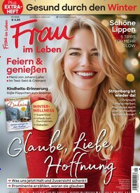 Titelbild der Ausgabe 1/2026 von Frau im Leben. Diese Zeitschrift und viele weitere Frauenzeitschriften als Abo oder epaper bei United Kiosk online kaufen.