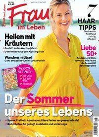 Titelbild der Ausgabe 8/2021 von Frau im Leben. Diese Zeitschrift und viele weitere Frauenzeitschriften als Abo oder epaper bei United Kiosk online kaufen.