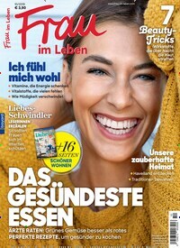Titelbild der Ausgabe 10/2019 von Frau im Leben. Diese Zeitschrift und viele weitere Frauenzeitschriften als Abo oder epaper bei United Kiosk online kaufen.