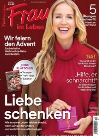 Titelbild der Ausgabe 12/2023 von Frau im Leben. Diese Zeitschrift und viele weitere Frauenzeitschriften als Abo oder epaper bei United Kiosk online kaufen.