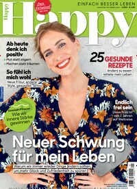 Titelbild der Ausgabe 1/2021 von Frau im Leben Happy. Diese Zeitschrift und viele weitere Frauenzeitschriften als Abo oder epaper bei United Kiosk online kaufen.