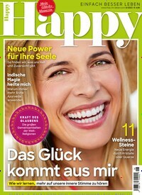 Titelbild der Ausgabe 6/2023 von Frau im Leben Happy. Diese Zeitschrift und viele weitere Frauenzeitschriften als Abo oder epaper bei United Kiosk online kaufen.