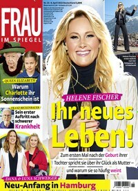 Titelbild der Ausgabe 15/2022 von Frau im Spiegel. Diese Zeitschrift und viele weitere Frauenzeitschriften als Abo oder epaper bei United Kiosk online kaufen.