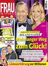 Titelbild der Ausgabe 19/2022 von Frau im Spiegel. Diese Zeitschrift und viele weitere Frauenzeitschriften als Abo oder epaper bei United Kiosk online kaufen.
