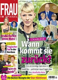 Titelbild der Ausgabe 35/2021 von Frau im Spiegel. Diese Zeitschrift und viele weitere Frauenzeitschriften als Abo oder epaper bei United Kiosk online kaufen.