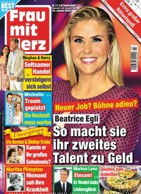 Titelbild der Ausgabe 3/2026 von Frau mit Herz. Diese Zeitschrift und viele weitere Frauenzeitschriften als Abo oder epaper bei United Kiosk online kaufen.
