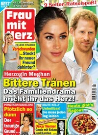 Titelbild der Ausgabe 8/2019 von Frau mit Herz. Diese Zeitschrift und viele weitere Frauenzeitschriften als Abo oder epaper bei United Kiosk online kaufen.