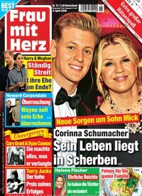 Titelbild der Ausgabe 15/2026 von Frau mit Herz. Diese Zeitschrift und viele weitere Frauenzeitschriften als Abo oder epaper bei United Kiosk online kaufen.