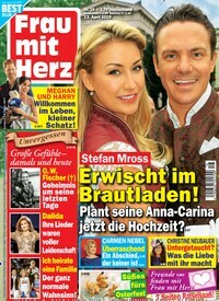 Titelbild der Ausgabe 16/2019 von Frau mit Herz. Diese Zeitschrift und viele weitere Frauenzeitschriften als Abo oder epaper bei United Kiosk online kaufen.