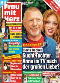 Titelbild der Ausgabe 28/2025 von Frau mit Herz. Diese Zeitschrift und viele weitere Frauenzeitschriften als Abo oder epaper bei United Kiosk online kaufen.