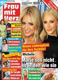 Titelbild der Ausgabe 28/2026 von Frau mit Herz. Diese Zeitschrift und viele weitere Frauenzeitschriften als Abo oder epaper bei United Kiosk online kaufen.