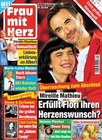 Titelbild der Ausgabe 31/2025 von Frau mit Herz. Diese Zeitschrift und viele weitere Frauenzeitschriften als Abo oder epaper bei United Kiosk online kaufen.