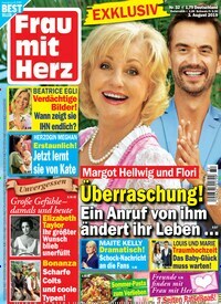 Titelbild der Ausgabe 32/2019 von Frau mit Herz. Diese Zeitschrift und viele weitere Frauenzeitschriften als Abo oder epaper bei United Kiosk online kaufen.