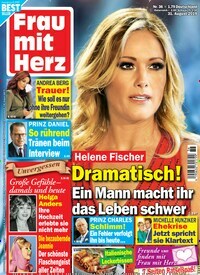 Titelbild der Ausgabe 36/2019 von Frau mit Herz. Diese Zeitschrift und viele weitere Frauenzeitschriften als Abo oder epaper bei United Kiosk online kaufen.