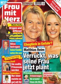 Titelbild der Ausgabe 39/2026 von Frau mit Herz. Diese Zeitschrift und viele weitere Frauenzeitschriften als Abo oder epaper bei United Kiosk online kaufen.