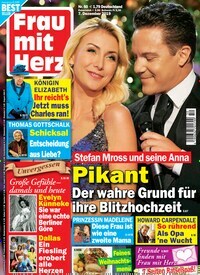 Titelbild der Ausgabe 50/2019 von Frau mit Herz. Diese Zeitschrift und viele weitere Frauenzeitschriften als Abo oder epaper bei United Kiosk online kaufen.