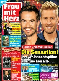 Titelbild der Ausgabe 51/2019 von Frau mit Herz. Diese Zeitschrift und viele weitere Frauenzeitschriften als Abo oder epaper bei United Kiosk online kaufen.